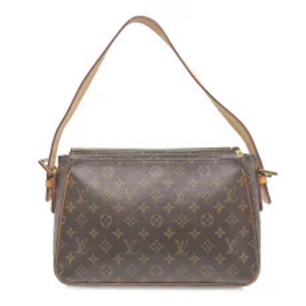 Louis Vuitton Monogram Shoulder Brown Vivacite Bag Brown